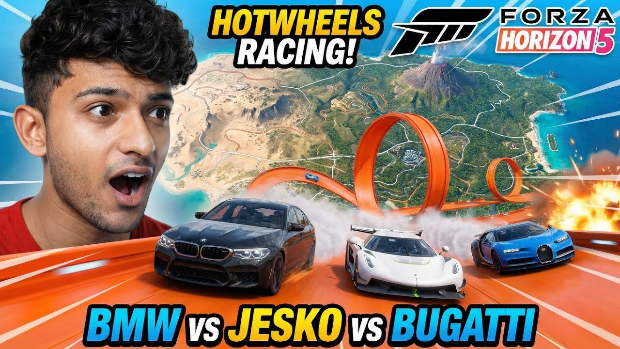 Sabse Dangerous Track! 😵 | Hot Wheels Racing Feel | FH5 Gameplay