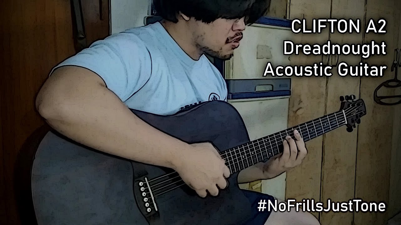 CLIFTON A2 Dreadnought Acoustic Guitar Sound Check | Conrad Ian