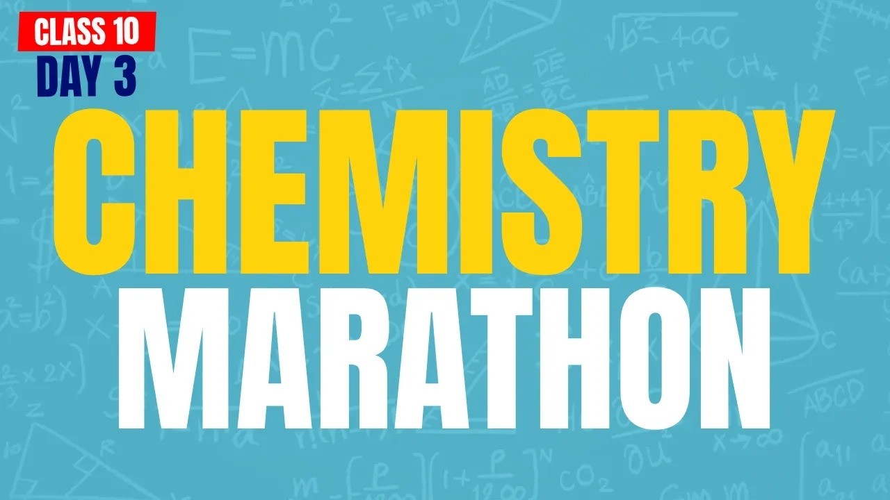 Class 10th Chemistry Maha Marathon | Final Revision | CBSE 23rd Feb | Shahzeb Sir | Physix Fever