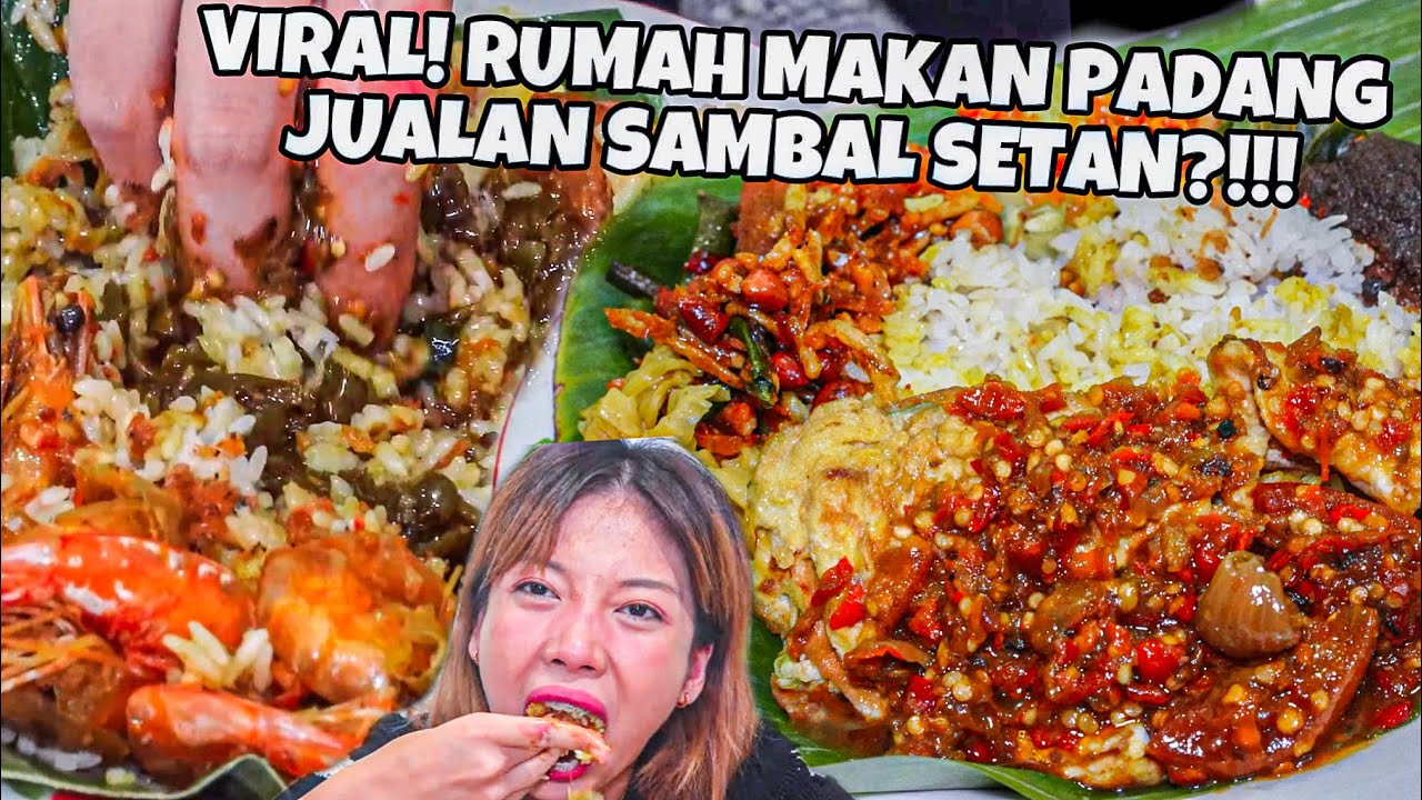 TERSEMBUNYI! 40TAHUN JUALAN NASI PADANG!!! BANYAK MENU RAHASIA! 15RIBU 10 LAUK?! MURAH BGT