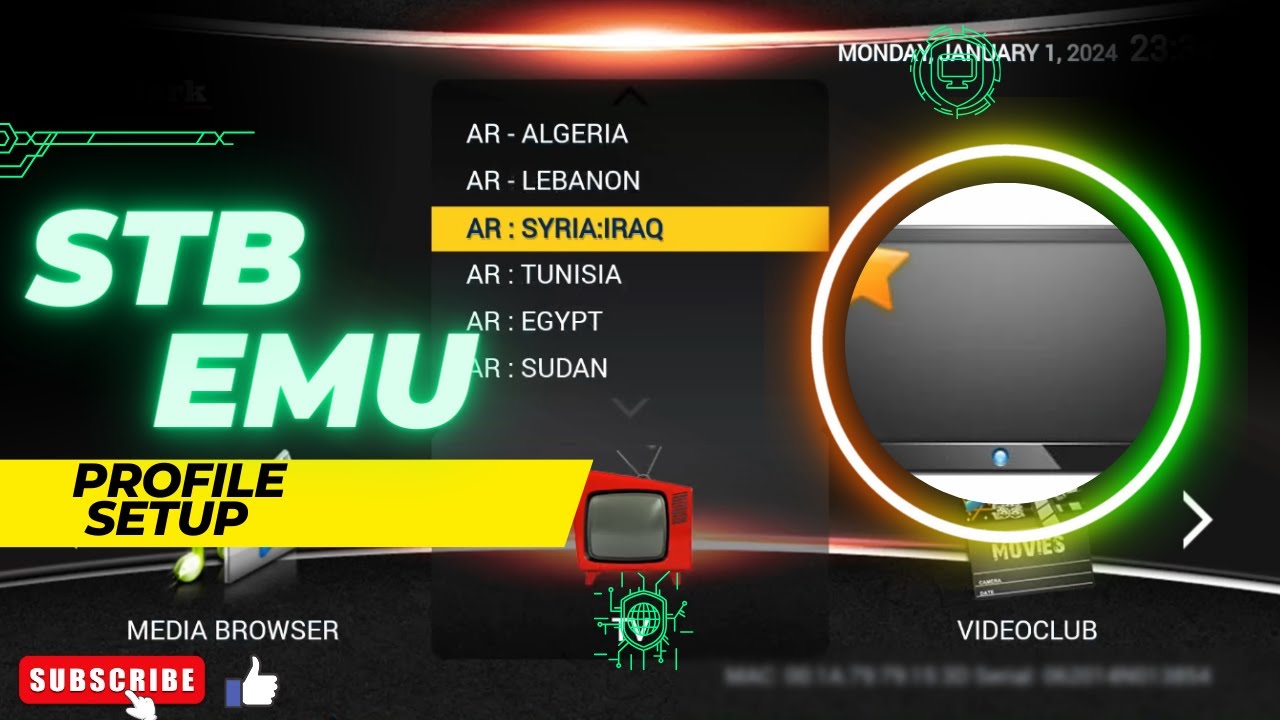 Настройка STB Emu на Android TV Box