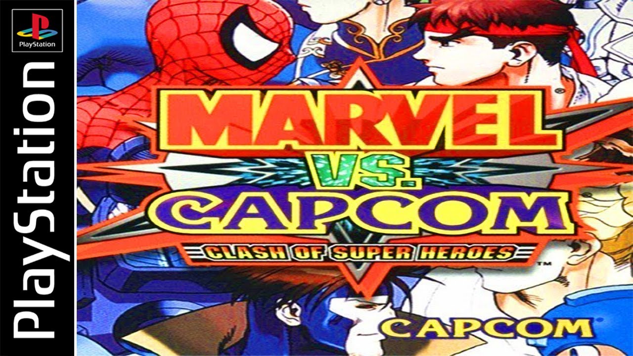 Marvel vs. Capcom: Clash of Super Heroes 100% - Full Game Walkthrough / Longplay (PS1)