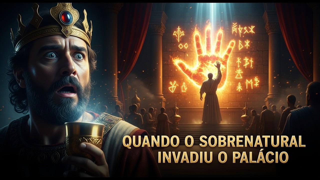 A Mão Que Surgiu na Parede e Parou o Banquete.