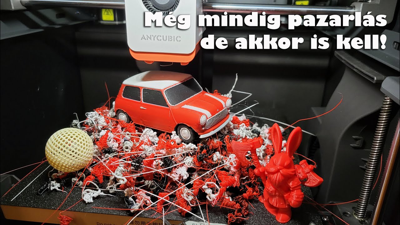Még mindig pazarlás, de kell! | Anycubic Kobra S1 + ACE Pro Combo ◆ Eszközteszt