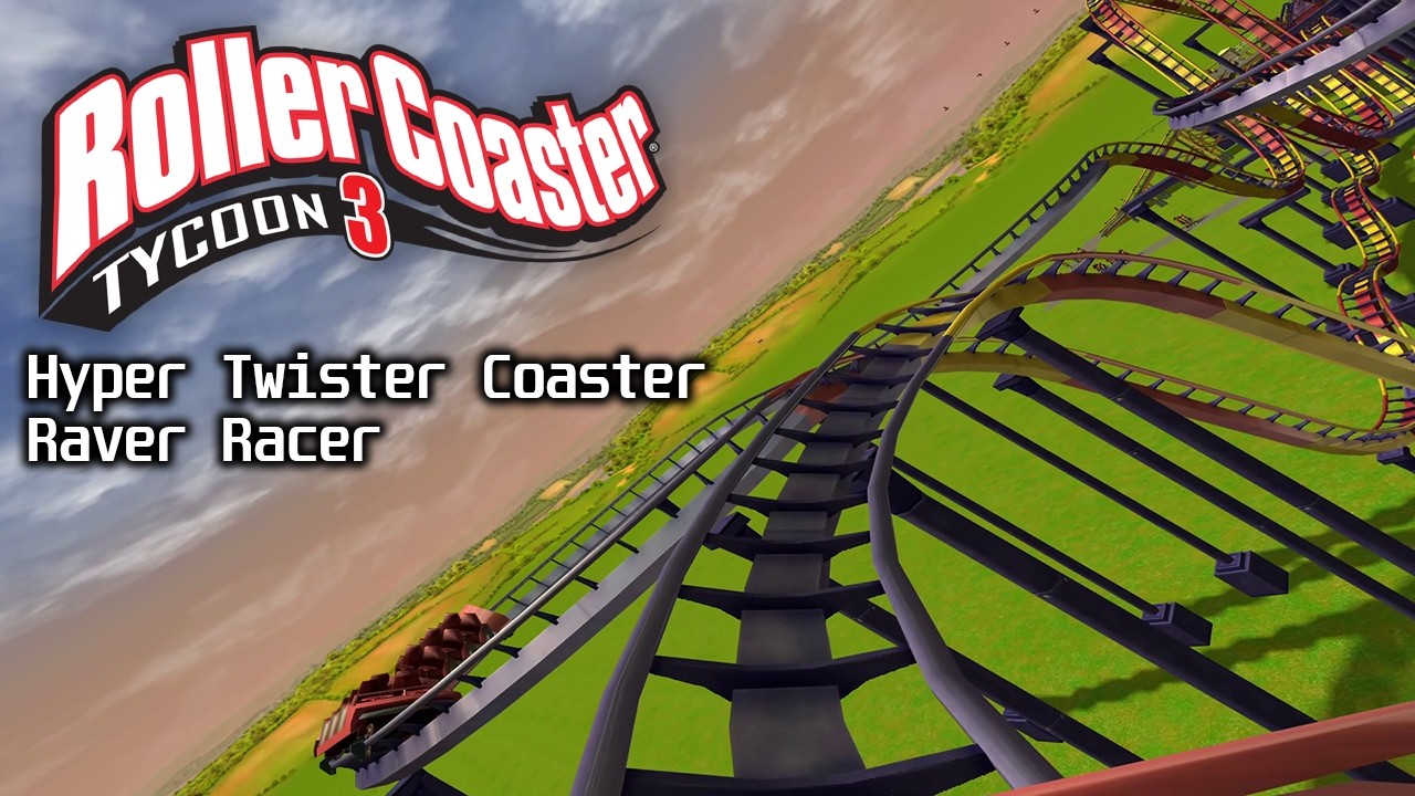 RCT3 - Hyper Twister Coaster - Raver Racer