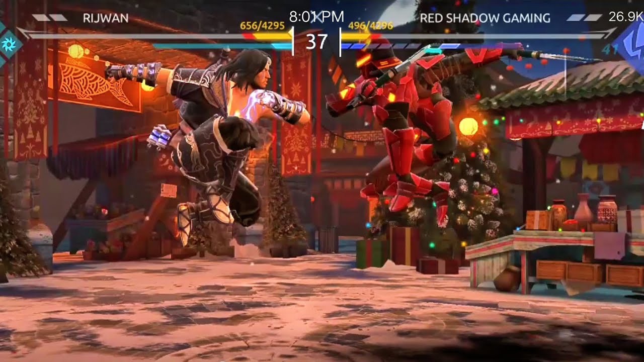 Light vs fire epic fight #foryou #shadowfightarena #gaming #android 