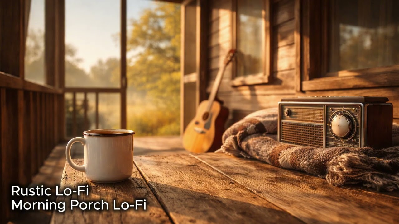 Slow Morning Coffee on the Porch – Gentle Rustic Lo-Fi ☀️ (1h 38m)