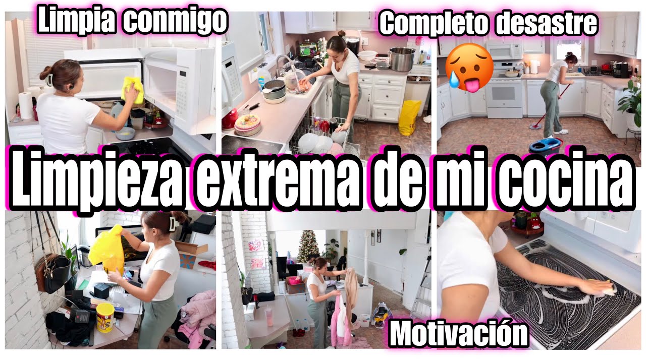✅ NEW* MOTIVACIÓN PARA LIMPIAR TU HOGAR🥵LIMPIANDO MI COCINA DESORDENADA🧼LIMPIA CONMIGO MI COCINA
