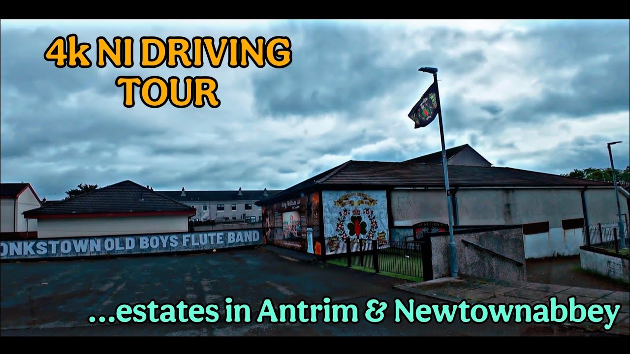 4k NORN IRON DRIVING TOUR...estates in Antrim & Newtownabbey 