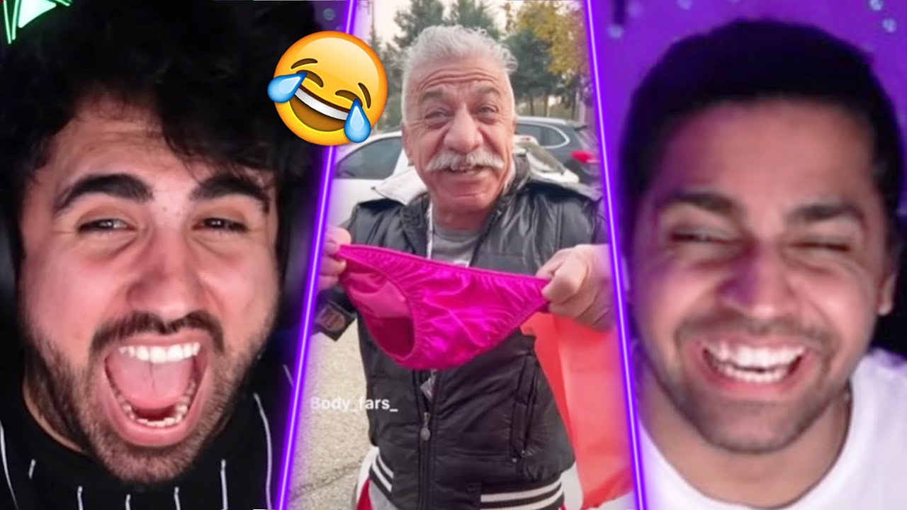 شورت صورتی بابا بزرگ 😂 اینترنت گردی جدید 🔥😂
