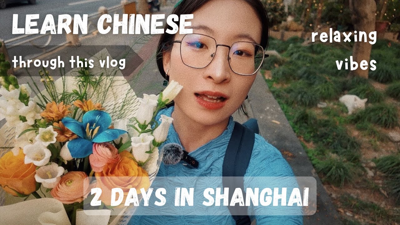 Learn Chinese with this vlog｜2 days in Shanghai with me｜Pinyin & Eng sub, Intermediate｜HSK 4-5