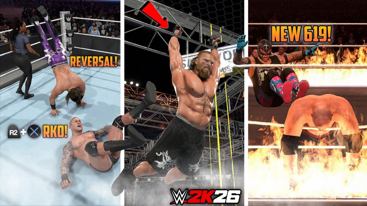 15 НОВЫХ элементов и пасхальных яиц добавлены в WWE 2K26!