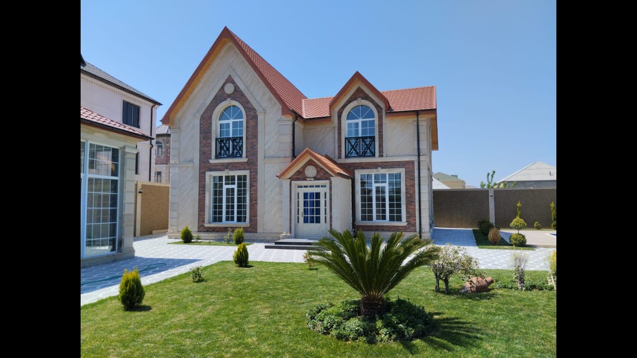 Novxanıda Dənizə və yola yaxın çox gözəl dizayna məxsus yaşanmamış Villa-480.000 Azn