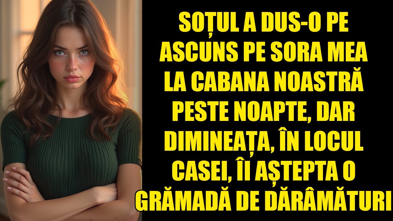 Soțul a dus-o pe ascuns pe sora mea la vila noastră peste noapte, dar dimineața, în locul casei