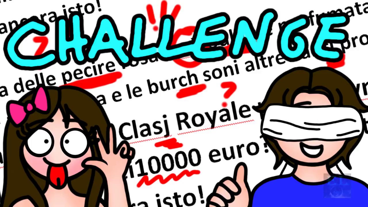 [EL] SCRIVERE A OCCHI CHIUSI CHALLENGE = FAIL!