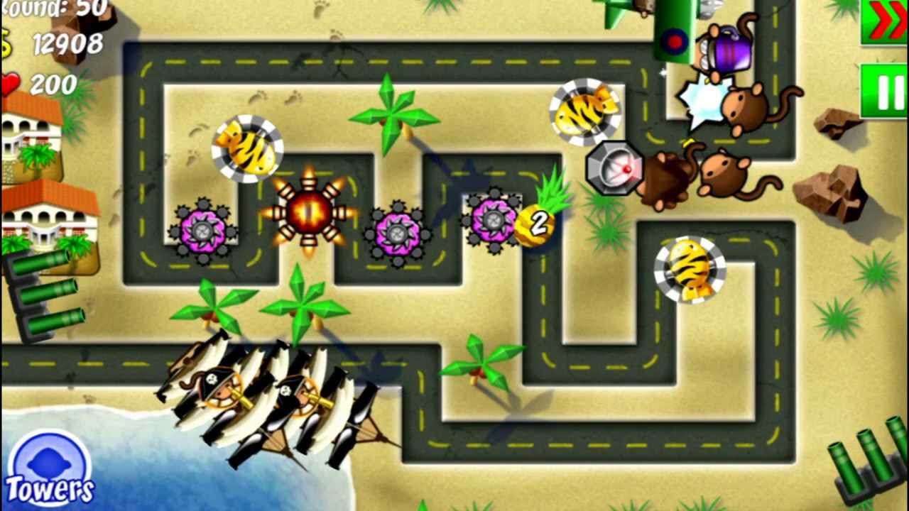 Давайте поиграем! Обзор игры Bloons Tower Defence (TD) 4 для Android (HD)