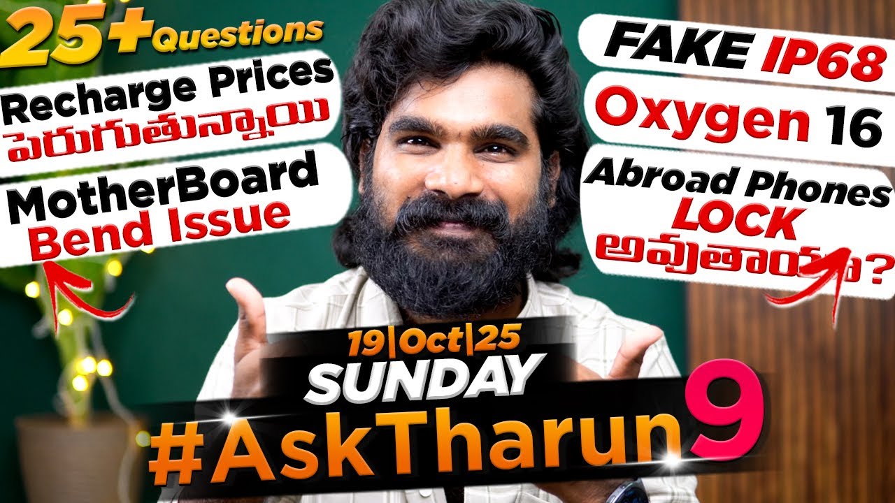 #AskTharun EP:09 | 25+ Intrersting Questions Answered | in Telugu