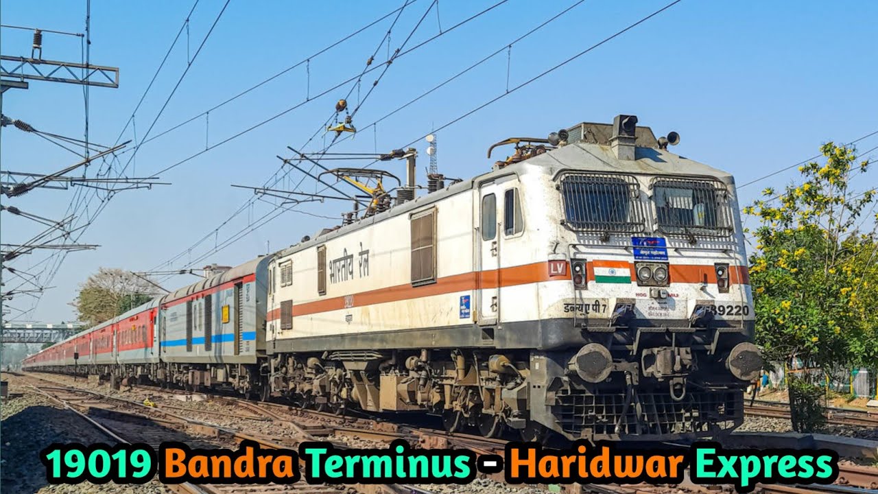 19019 Bandra Terminus - Haridwar Express Full Details 🇮🇳