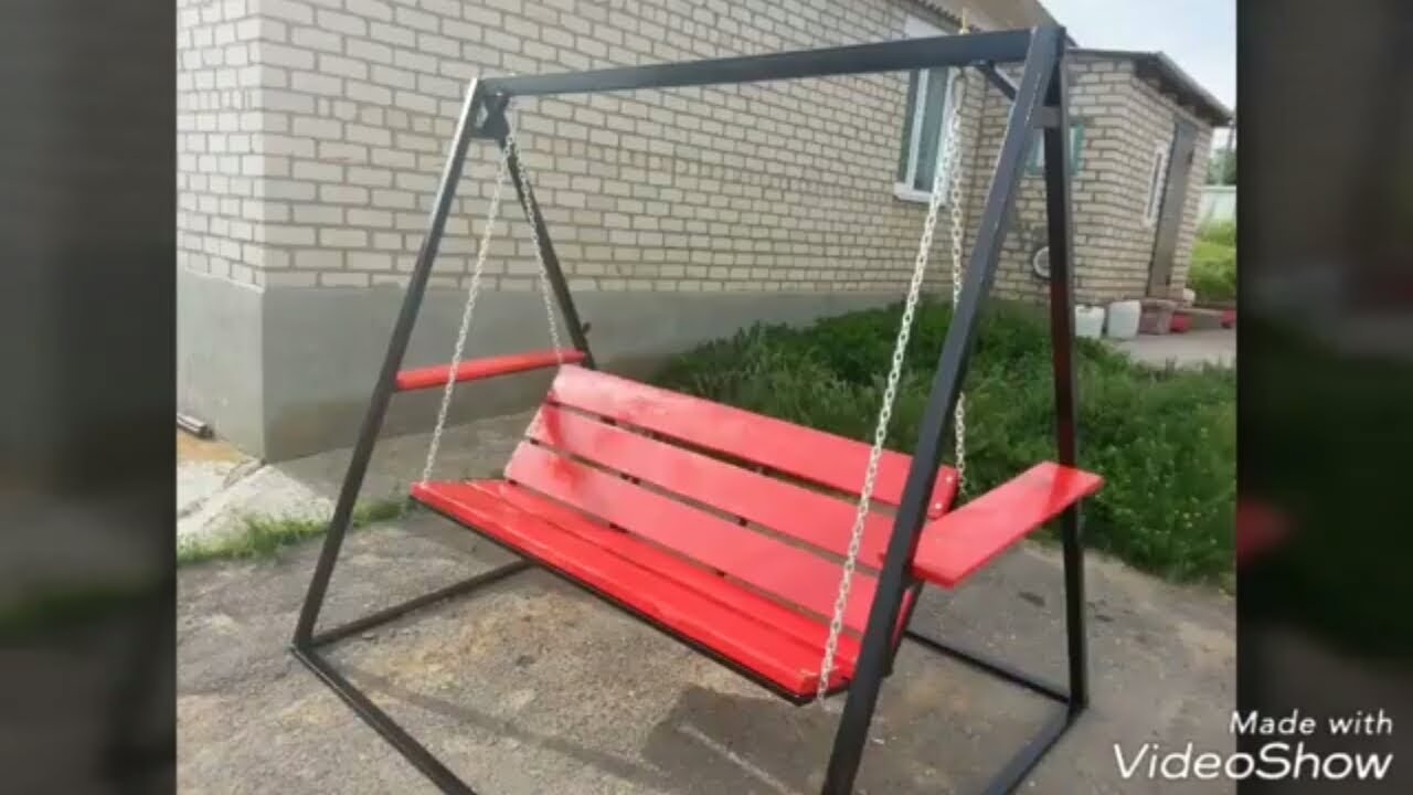 Садовые качели своими руками...