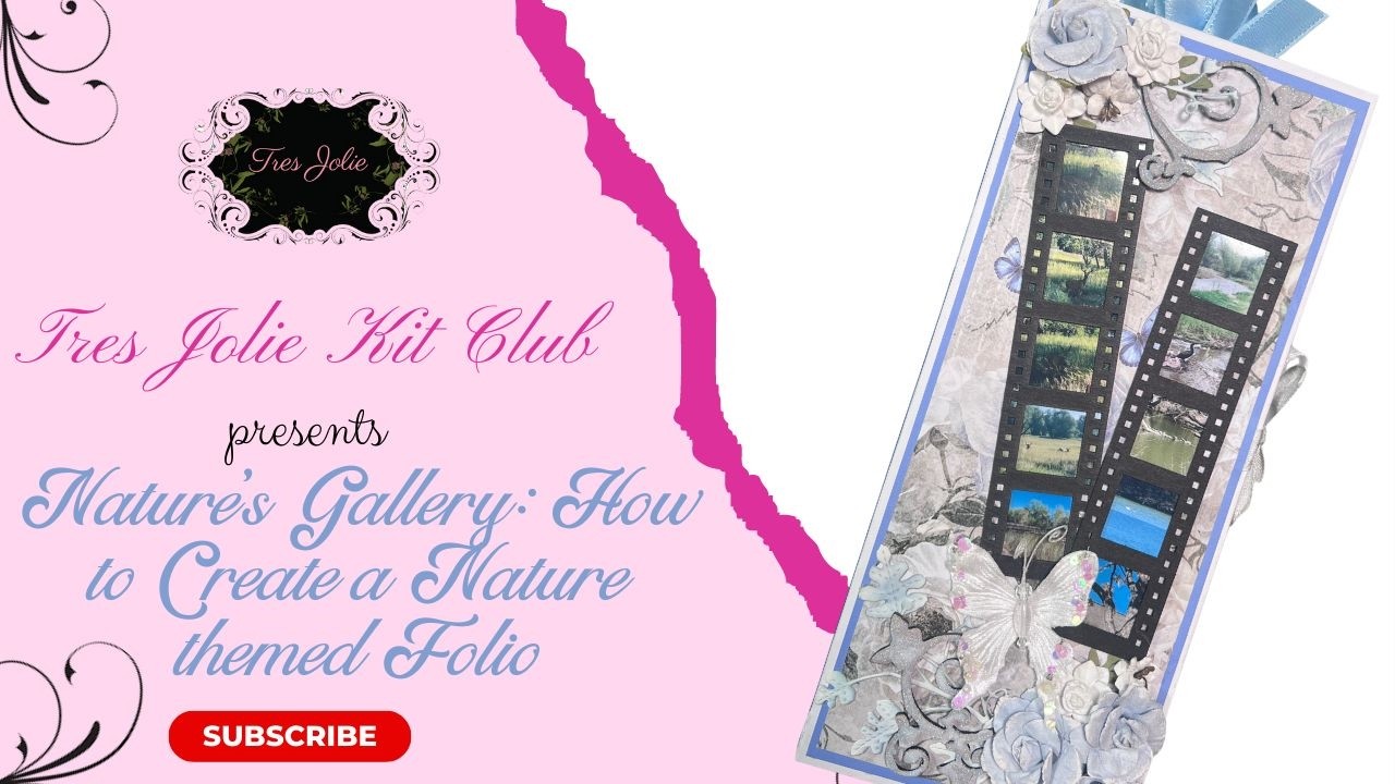 DIY Folio Nature's Gallery: How to Create a Nature Themed Folio