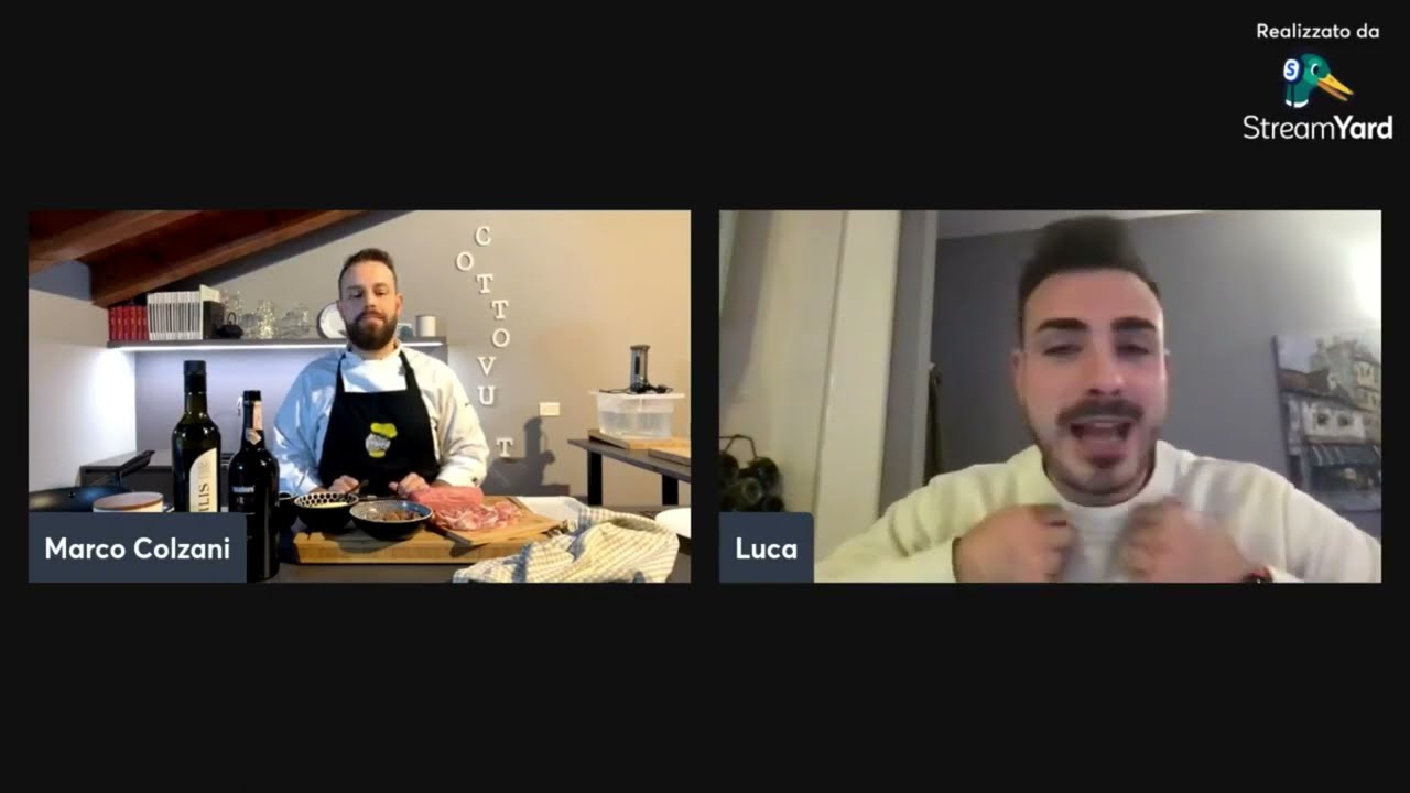 COTTOVUOTO: Come preparare un vitello bardato con pancetta e marroni ripassati al porto.