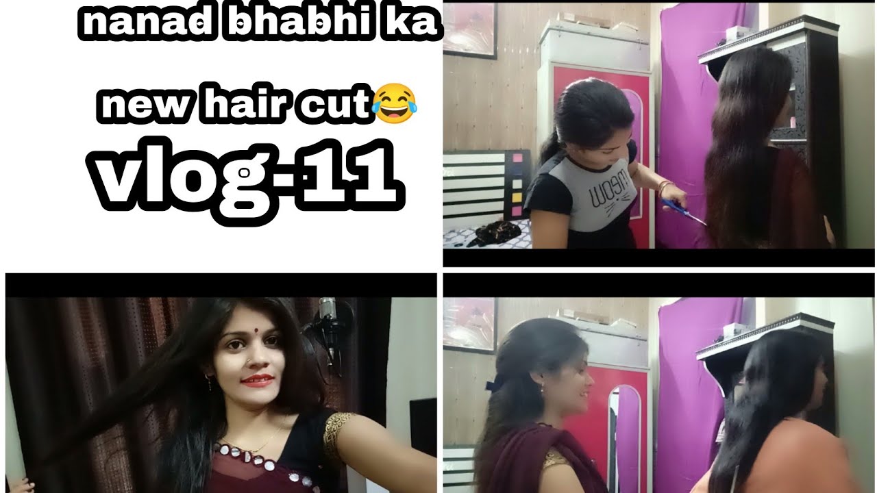 Nanad Bhabhi ka new hair cut 😂😂😂 vlog-11 ||  || #viral #vlog #youtube  😂😂😂