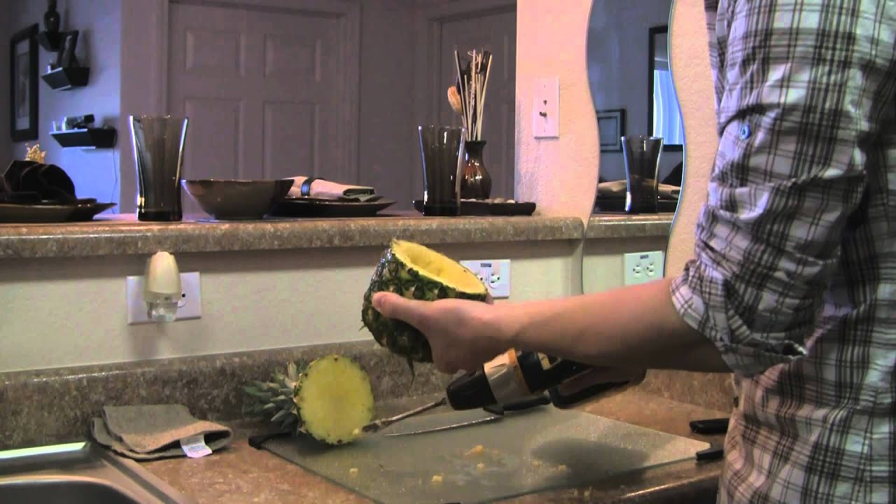 How to make a fruit hookah bowl with a pineapple