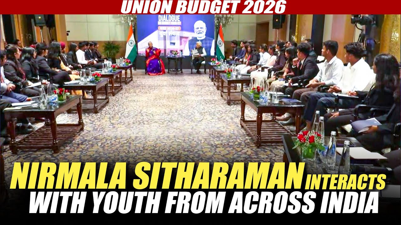 LIVE: Finance Minister Nirmala Sitharaman interacts with youth from across India after Budget 2026
