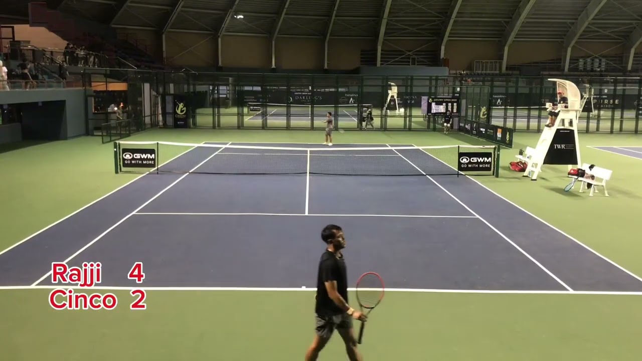Gentry Open 2025 Rajji vs Cinco in CSA Tennis Stadium…. #tenistangsiklista 