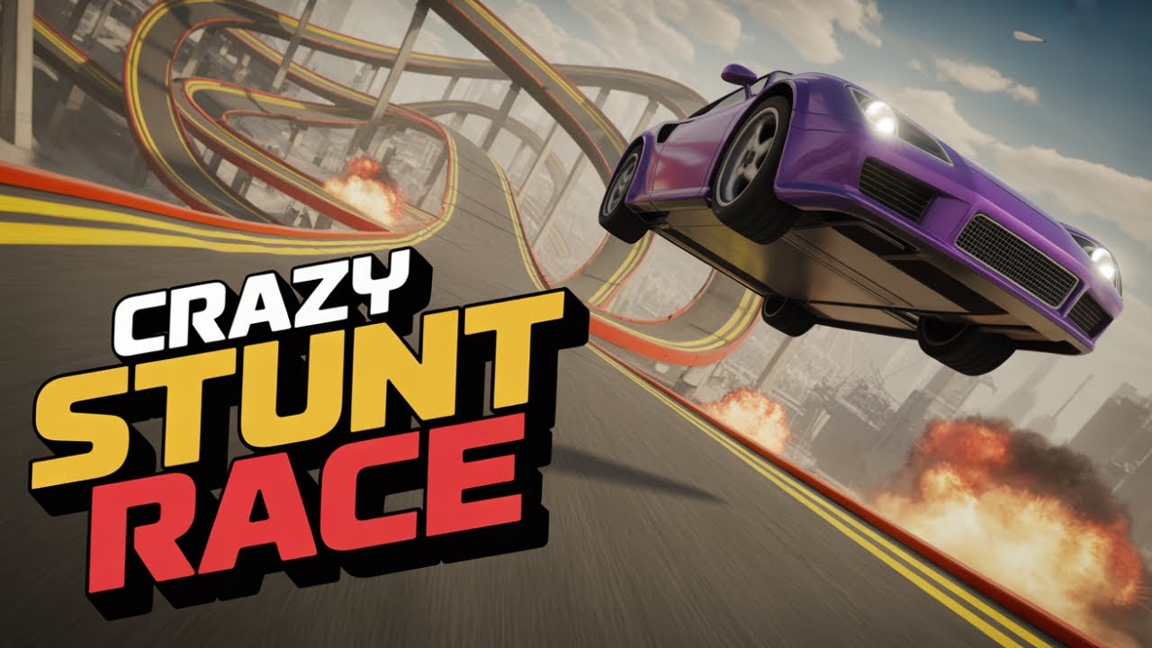 Insane GTA 5 Stunt Race 🏎️ | Crazy Parkour Tracks #gta #gta5 #stuntraces