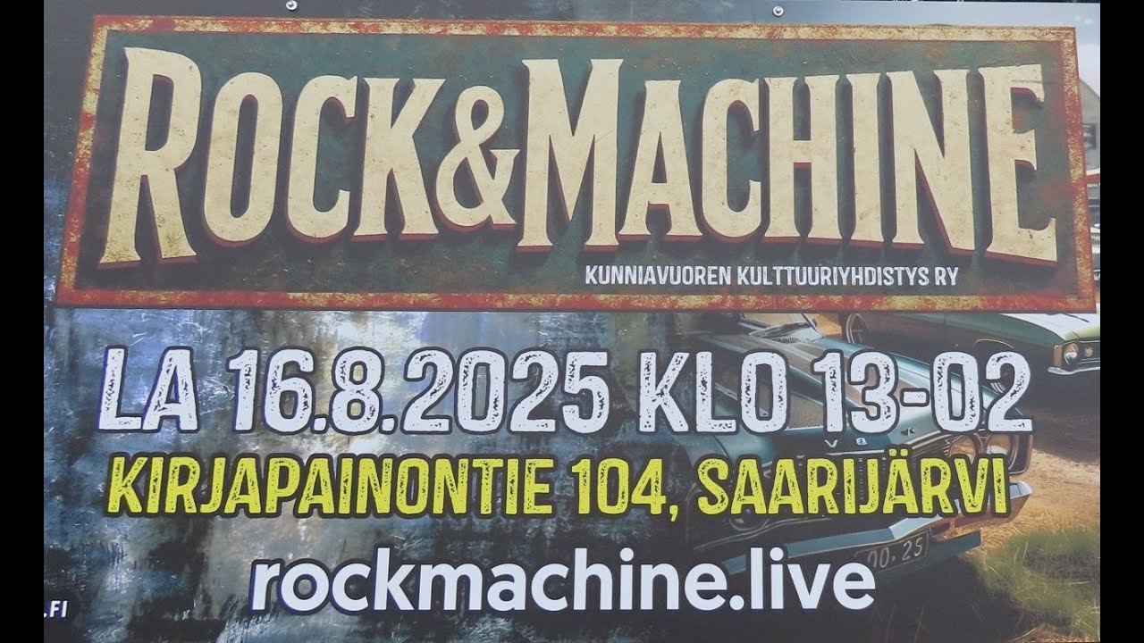 Rock&Machine 16.8.2025 - Saarijärvi
