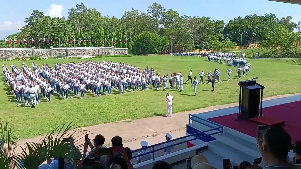 Reception ceremony of (MAAP) maritime Academy of asia and the Pacific. CLASS 2028