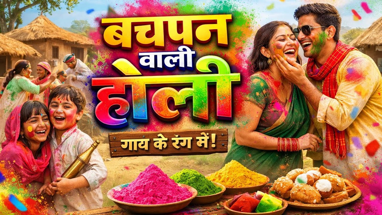 Bachpan wali Holi new song 2026 | Gaon wali Holi new superhit song #puchkari_music