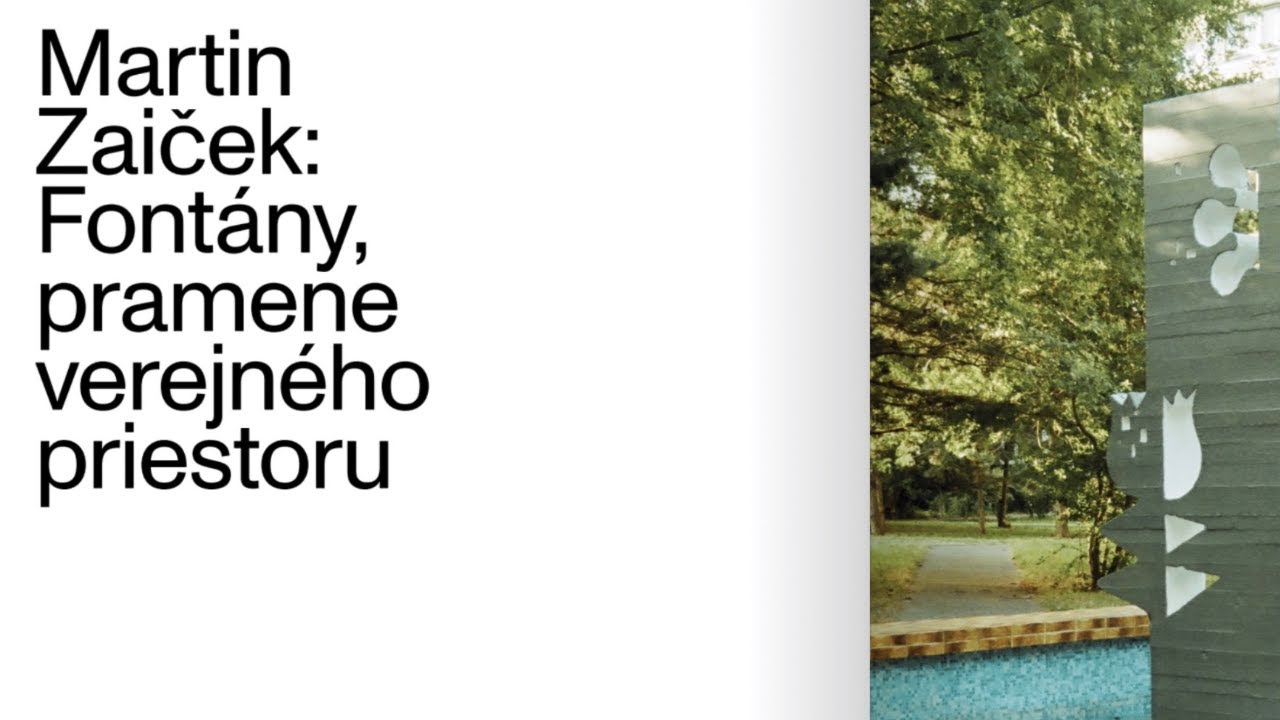 Martin Zaiček: Font&aacute;ny, pramene verejn&eacute;ho priestoru
