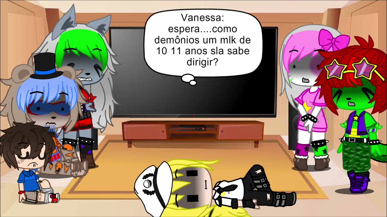 (Security Breach)Fnaf Reagindo a suas mortes no jogo⚠️ spoilers ⚠️*sem thumb*#fnaf #securitybreach