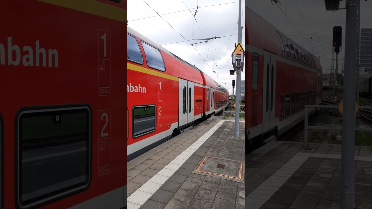 München Ost. 218 423-2+422-4 RB40 München HBF-Muhldorf 23/05/2023 #br218 #baureihe218 #deutschebahn