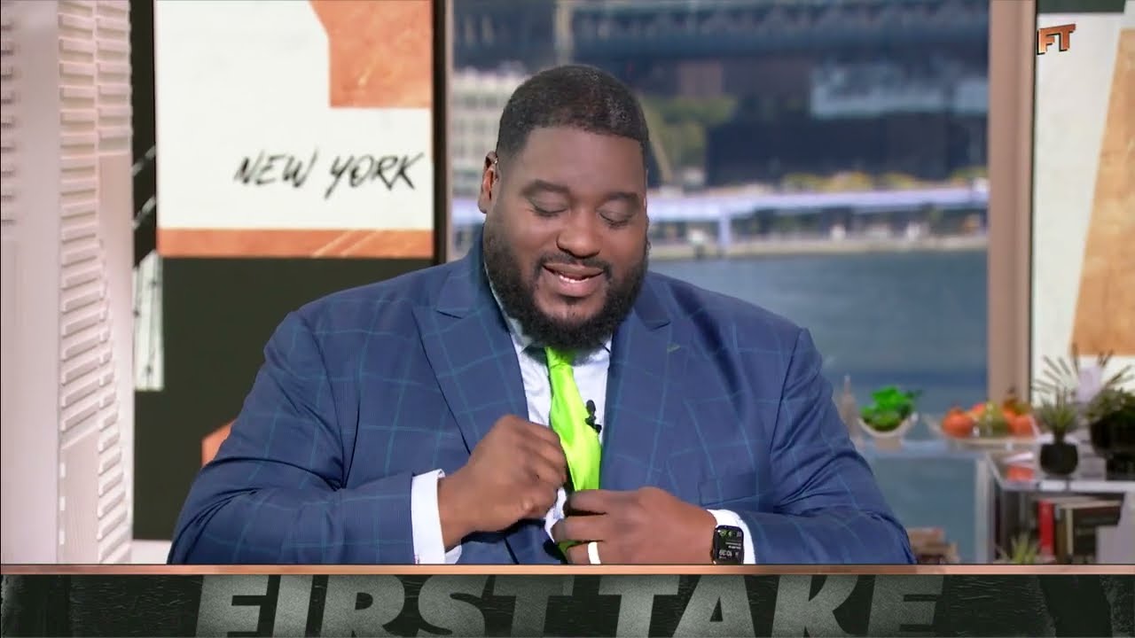 Stephen A. does NOT like Damien Woody getting comfy in his chair | First Take