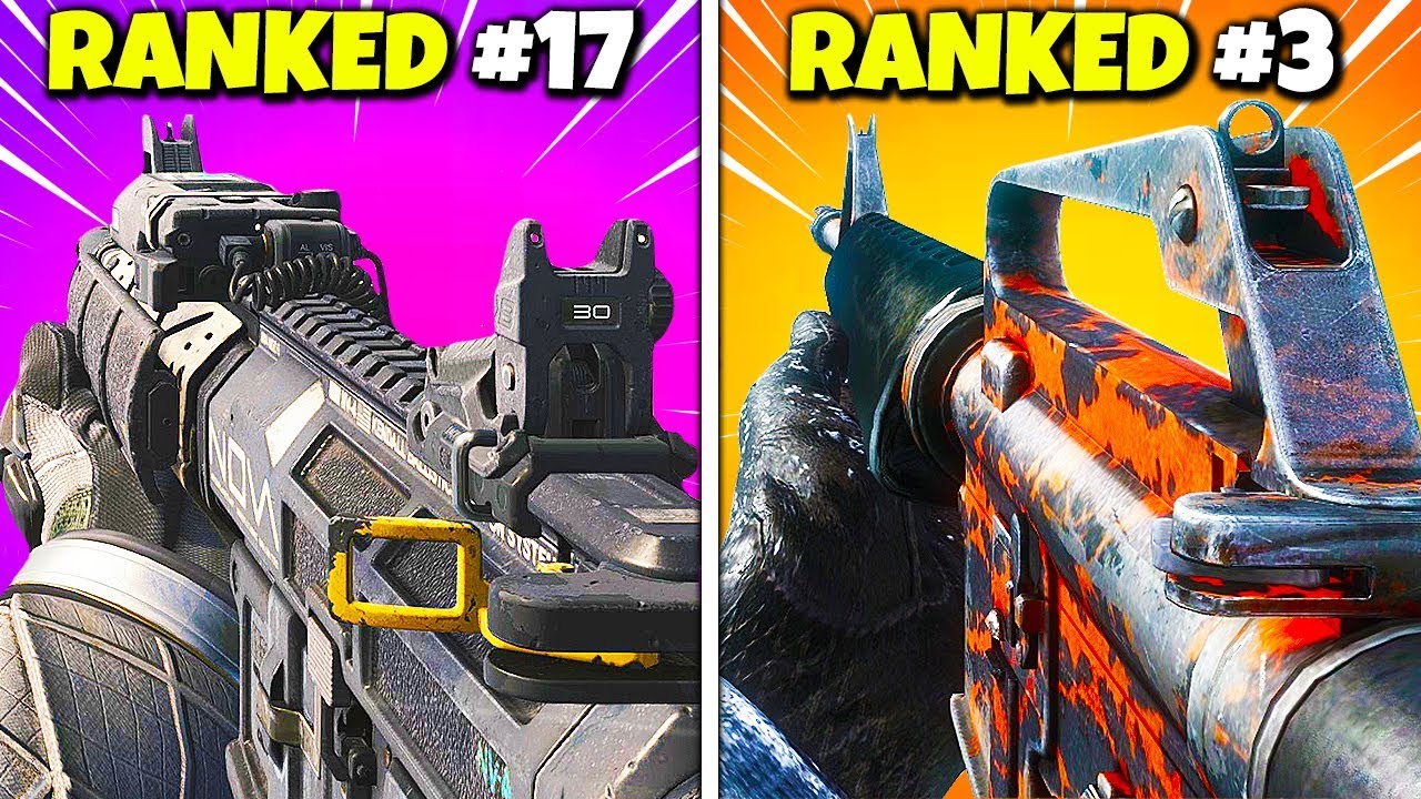 Top 20 BEST GUNS in Cod History (HARD LIST)