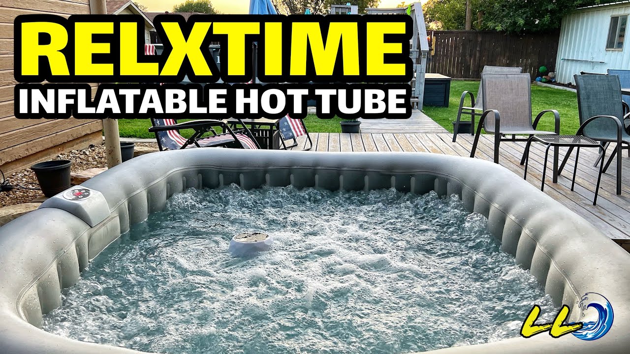Надувная гидромассажная ванна RELXTIME на 4-6 человек. Установка и обзор.