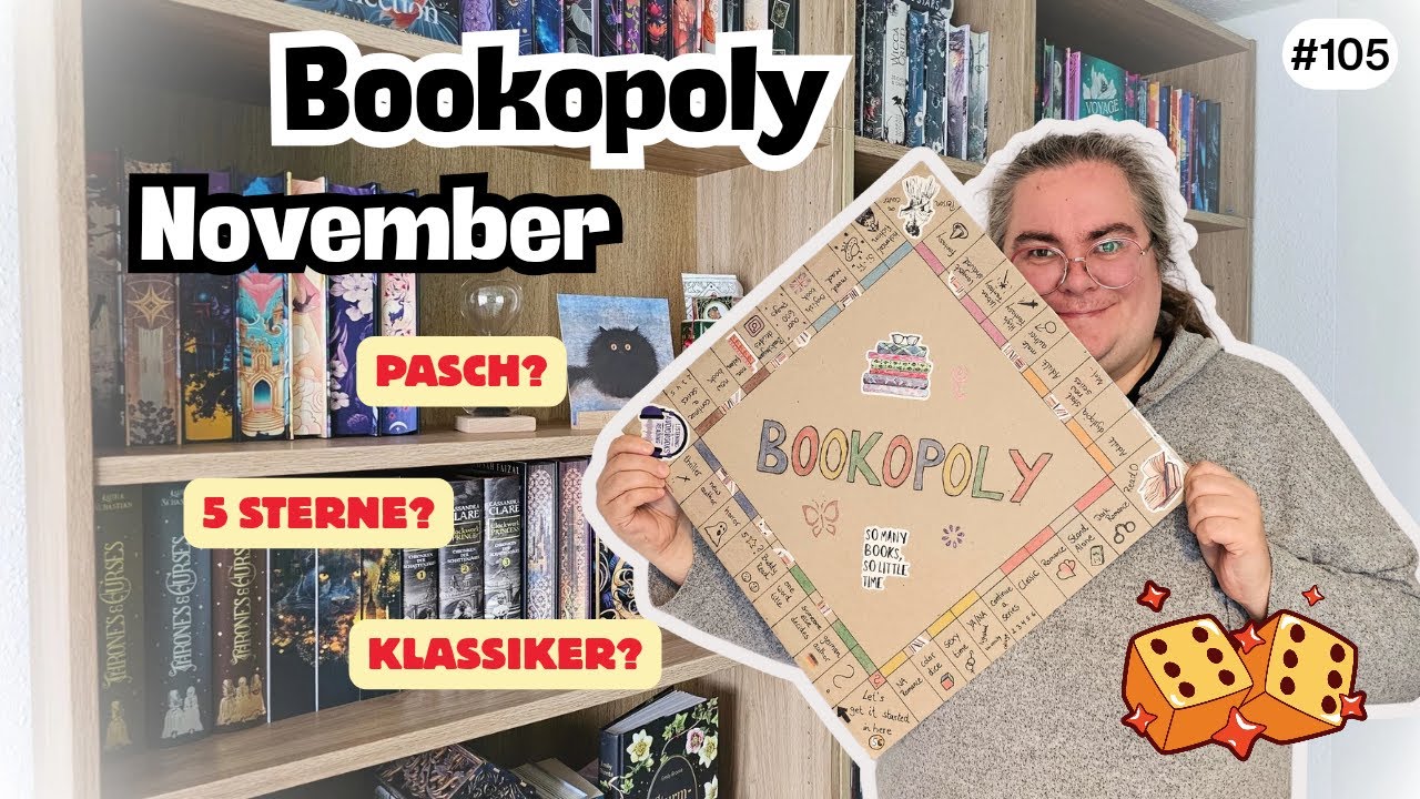 [Bookopoly] 🎲 November 2025 / Ich glaub es geht schon wieder los / Die Melodie der Buchstaben