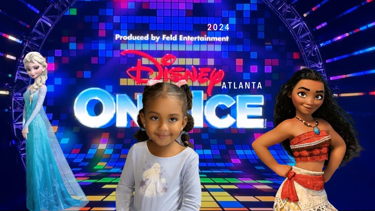 Front Row With Glory at Disney On Ice Atlanta 2024 | Let’s Dance Show #disney #disneyonice