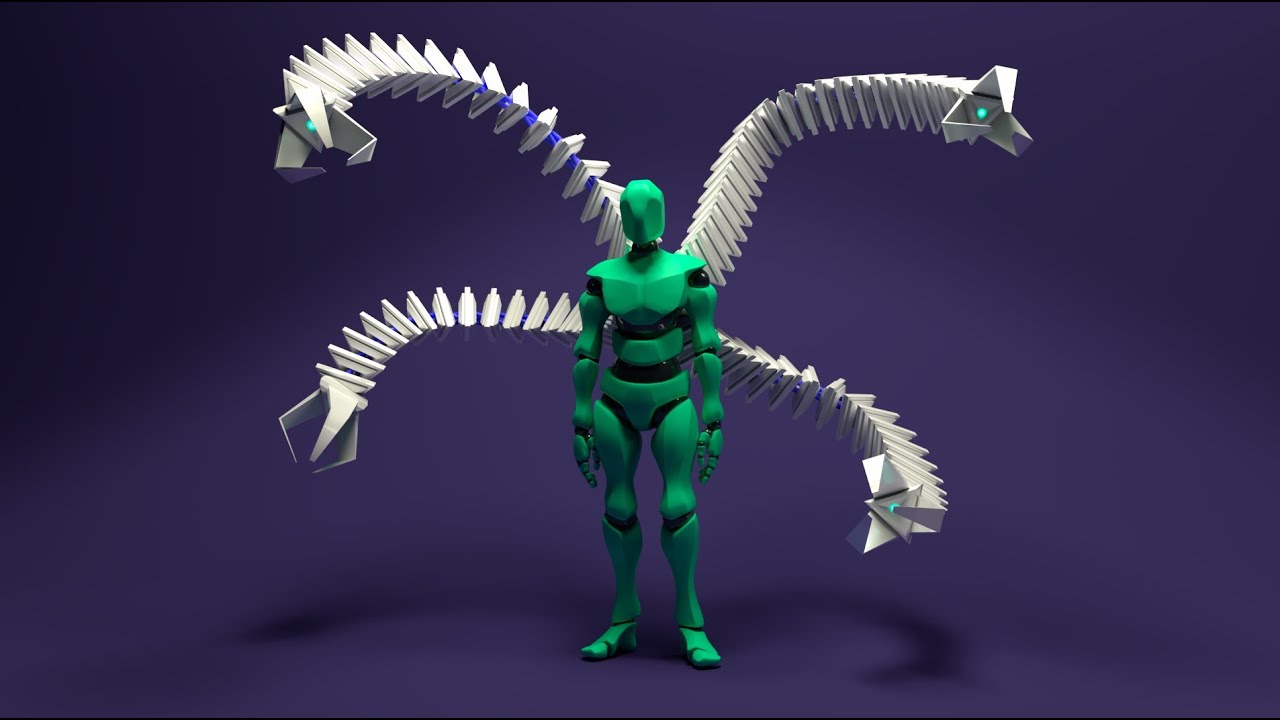Tutorial: How to Create Robotic Tentacle Doc Ock Arms in Maya
