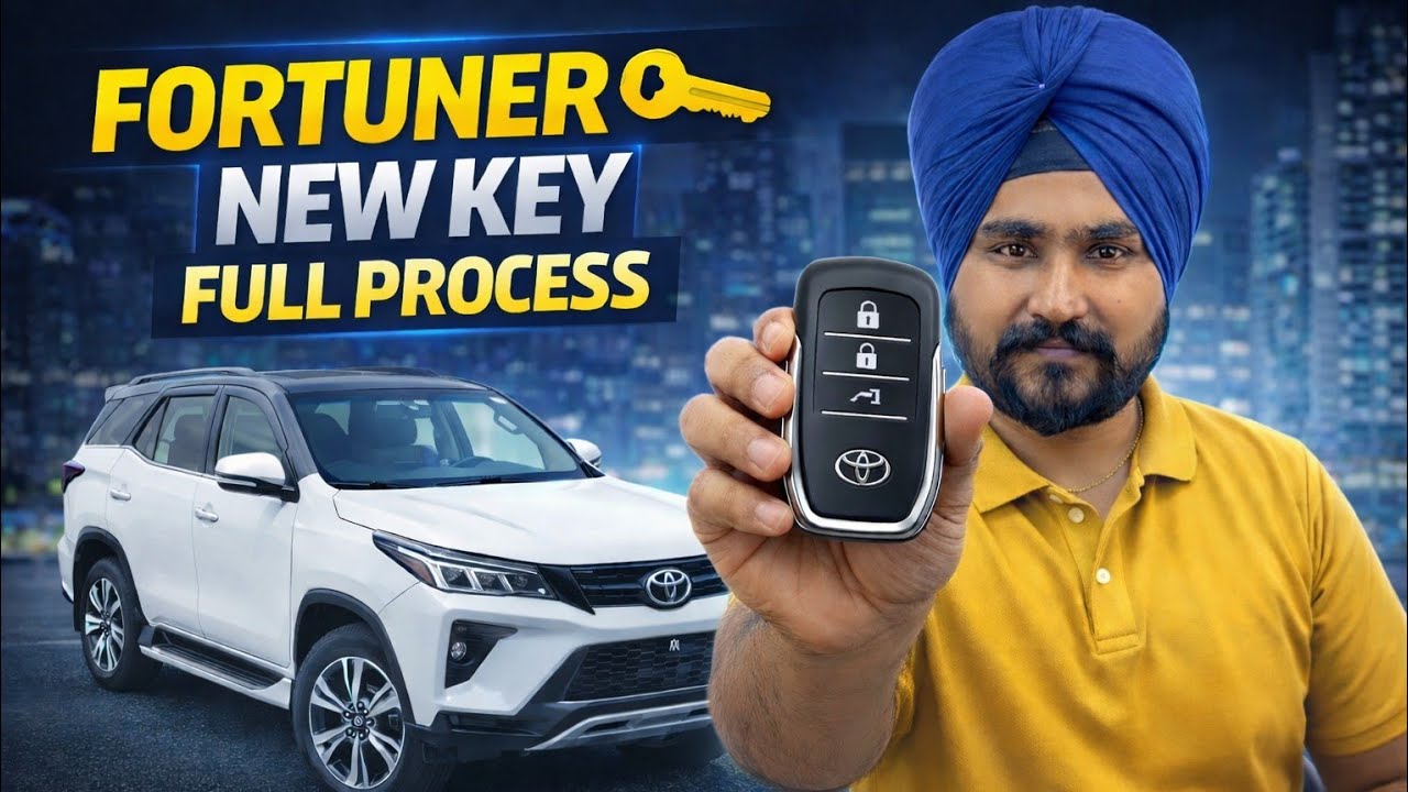 Fortuner Key Programming Full Tutorial | Smart Key Programming | Step-by-Step Guide | Amit Keys 