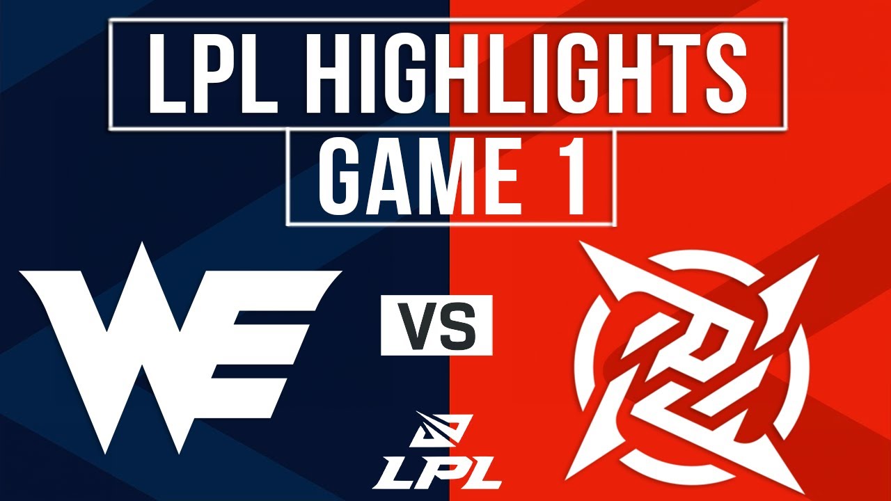 WE vs NIP Highlights Game 1 | LPL 2026 Split 1 | Team WE vs Ninjas in Pyjamas