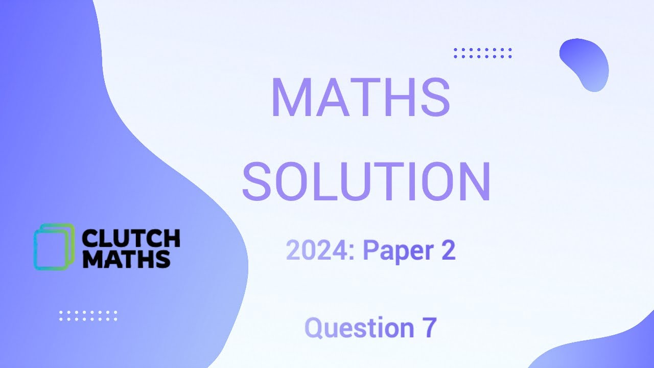 Statistics | Solution to 2024 Paper 2 Question 7 | Leaving Cert Higher Level Maths