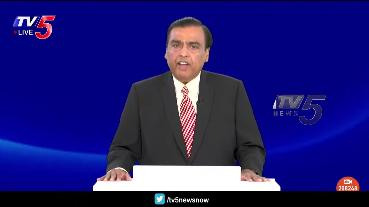 Reliance Virtual AGM 2021 Mukesh Ambani opening Remarks || RIL AGM || TV5 News