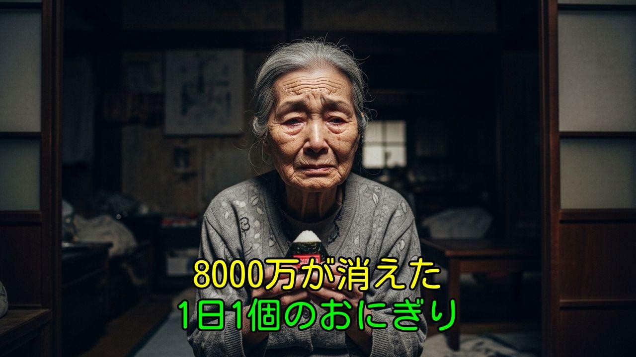 老後資金8000万が消えた…1日1個のおにぎり生活に。家族と友人に裏切られた悲劇の末路