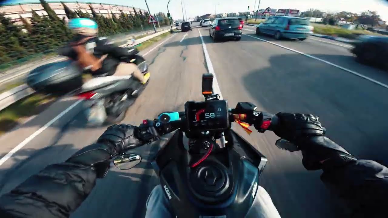 KTM DUKE 125 2024 - RIDE FROM SCHOOL - RAW SOUND