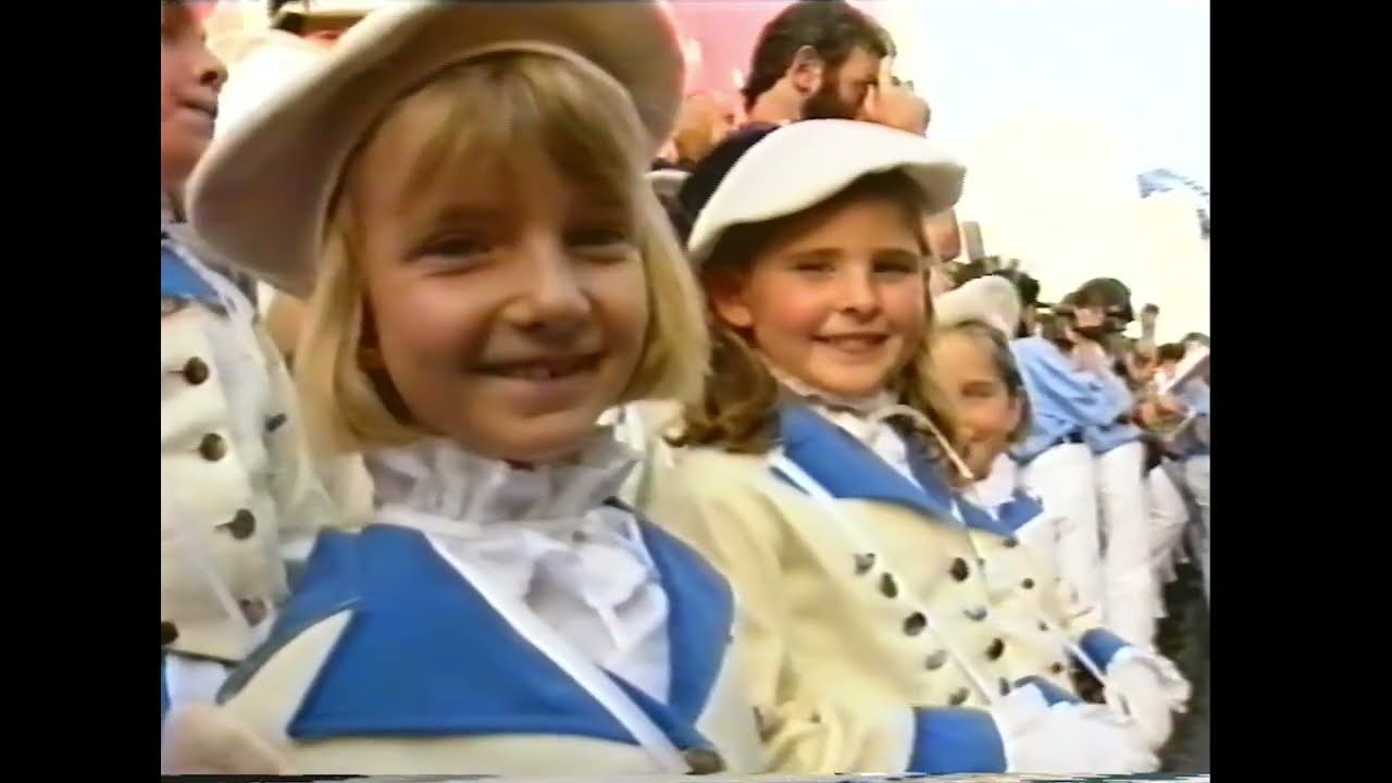 Jakintza Ikastolako umeak Sevillako EXPO-n (1992).