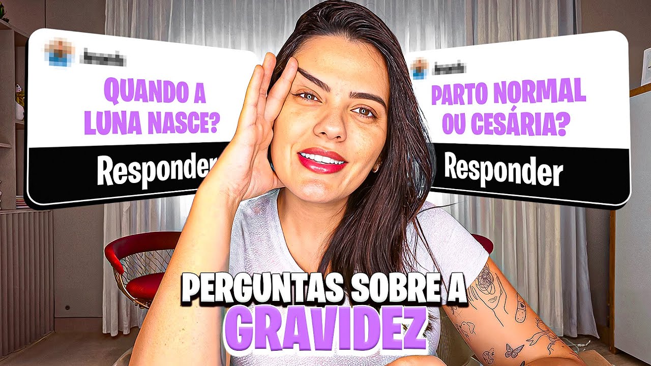 EU TO COM MEDO DO PARTO DA LUNA POR ISSO | BRU RESPONDE